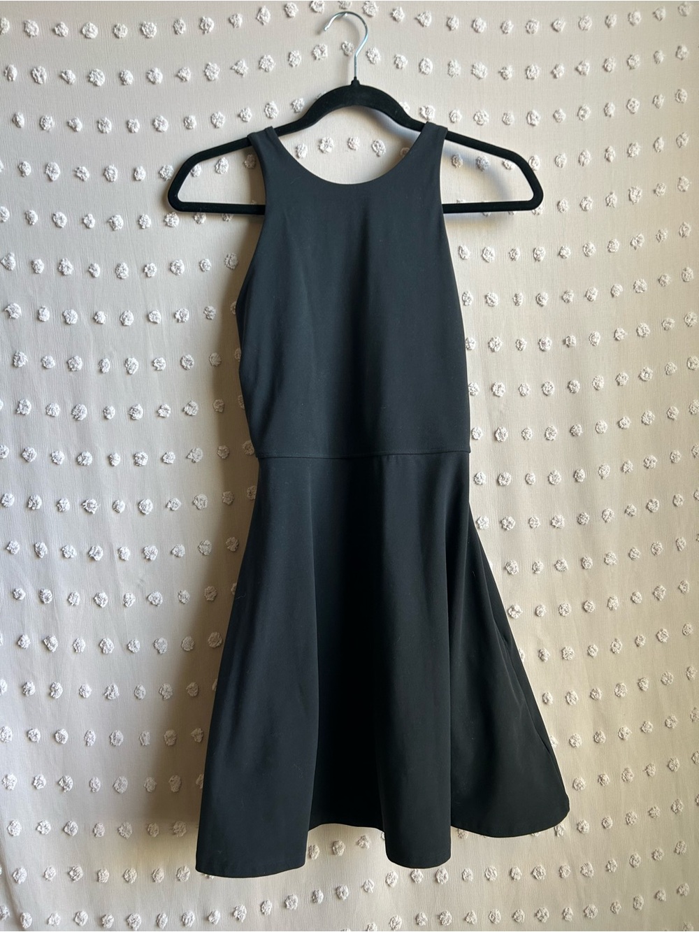 Athleta Conscious Racerback Mini Athletic Dress Sz S Black